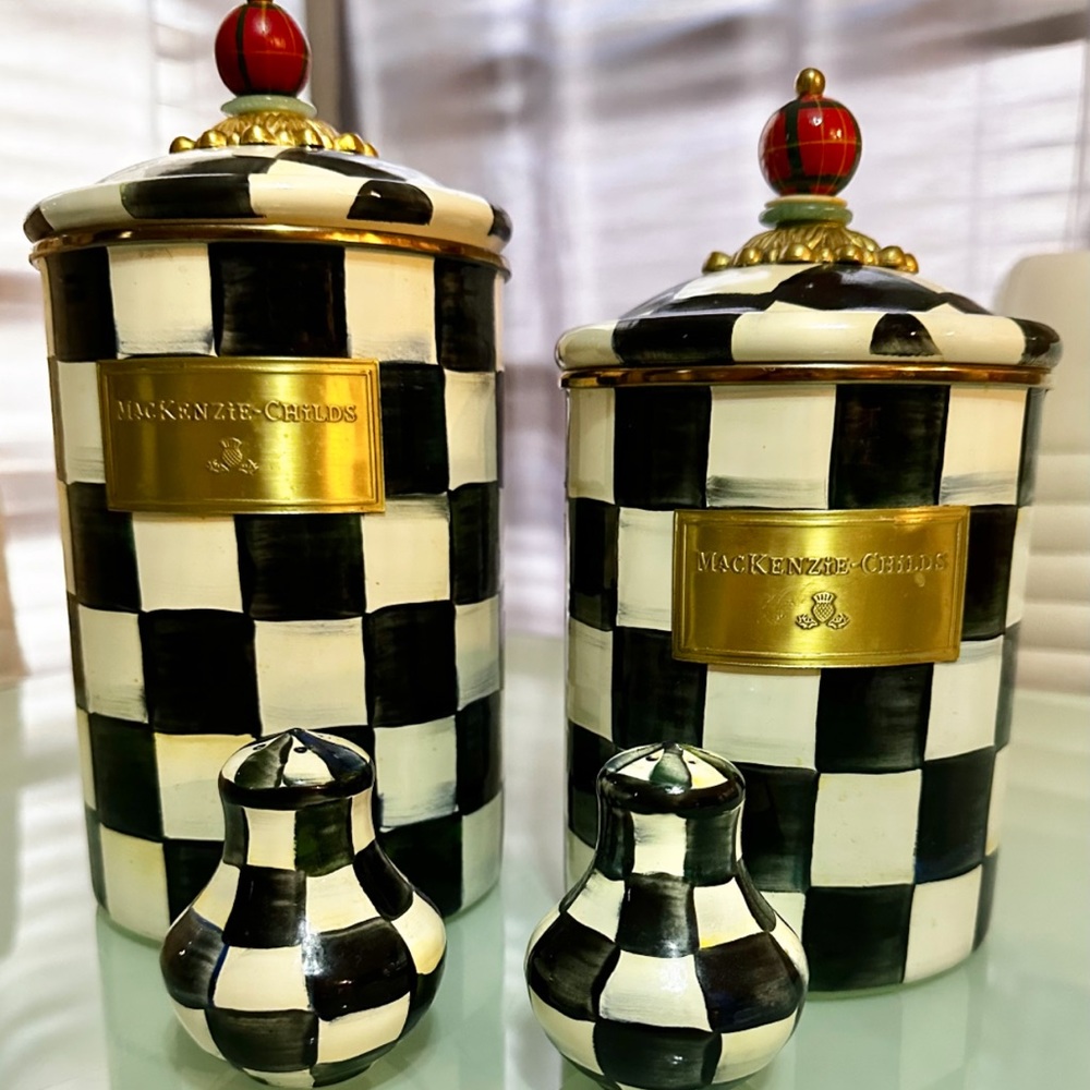 MacKenzie-Childs VINTAGE 1995 ‘Courtly Check’